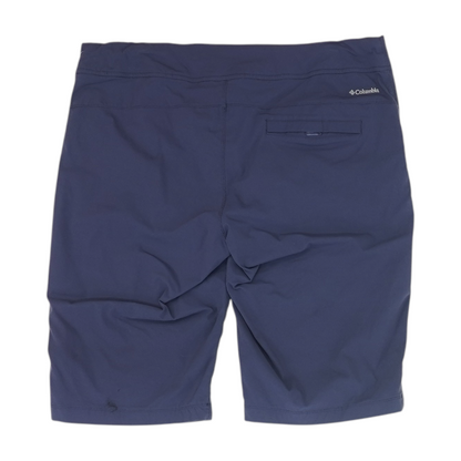 Blue Solid Active Shorts