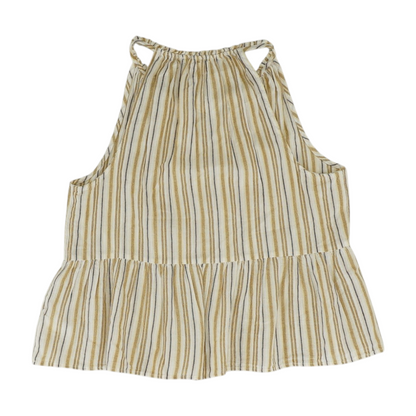 Beige Striped Blouse
