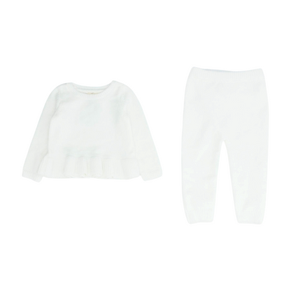 White Long Sleeve Set