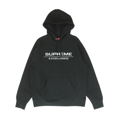 Black Solid Hoodie Pullover