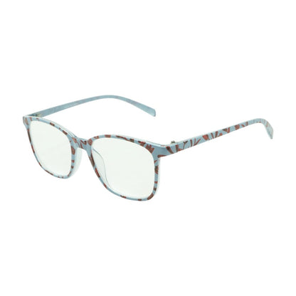 Blue 2402 Square Unknown Prescription Eyeglasses
