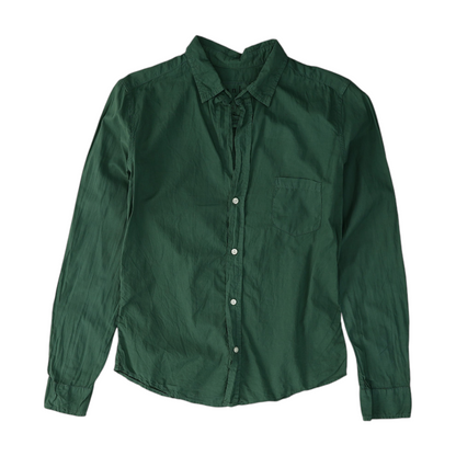 Green Button Down