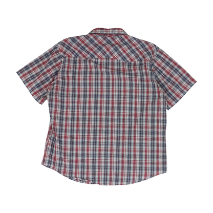 Multi Plaid Short Sleeve Button Down