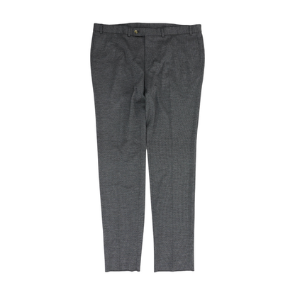 Gray Striped Regular Pants