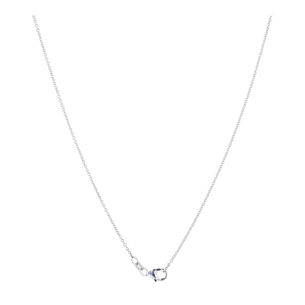 1/3 ctw Sterling Silver Sapphire Pendant Necklace