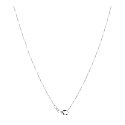 1/3 ctw Sterling Silver Sapphire Pendant Necklace