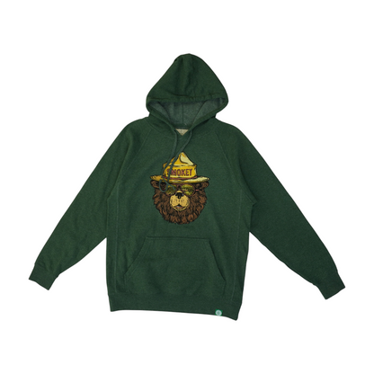 Green Solid Hoodie Pullover