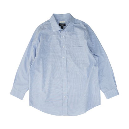 Blue Check Long Sleeve Button Down