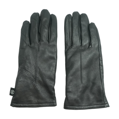 Black Leather Gloves