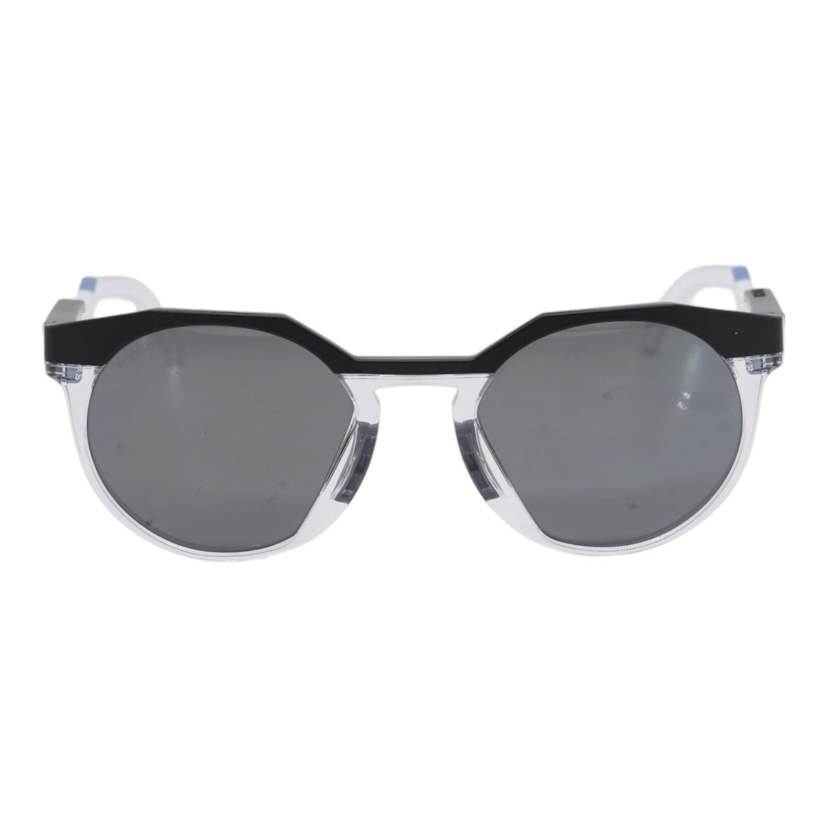 Clear HSTN Round Sunglasses