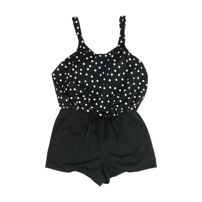 Black Polka Dot One-Piece