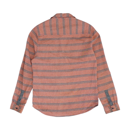 Red Striped Flannel Button Down