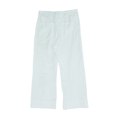 White Casual Pants