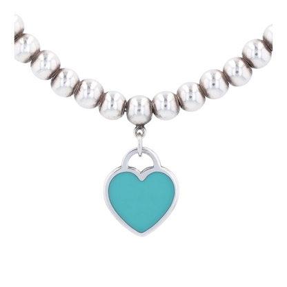 Sterling Silver Beaded Necklace