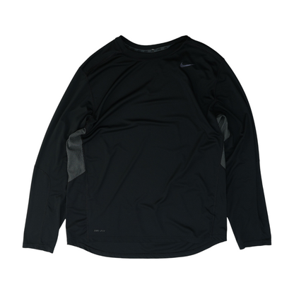 Black Solid Active T-Shirt