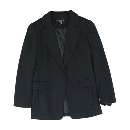 Black Solid Blazer