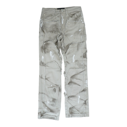 Beige Regular Jeans