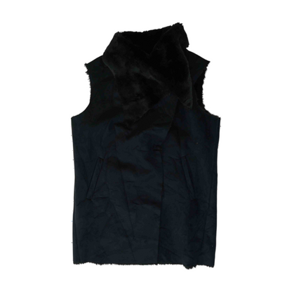 Black Solid Vest