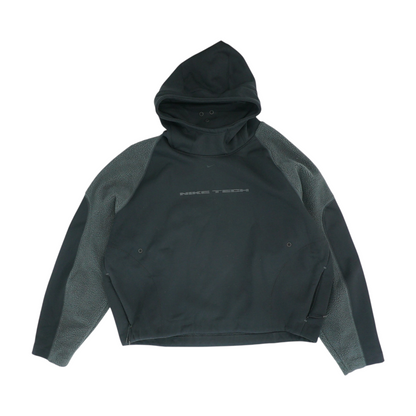 Black Solid Hoodie Pullover