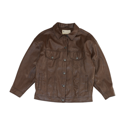 Brown Solid Jacket