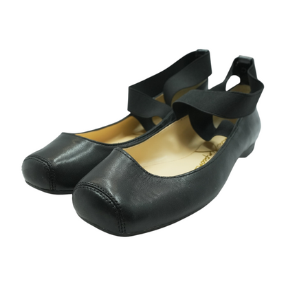 Black Slip-On Flats