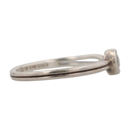 Sterling Silver Infinity Lab Grown Diamond Promise Ring
