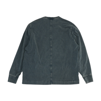 Gray Solid Sweatshirt Pullover