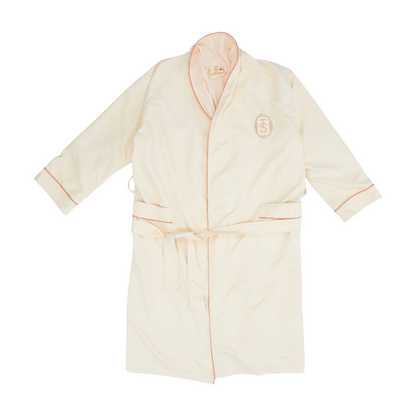 Peach Solid Robe