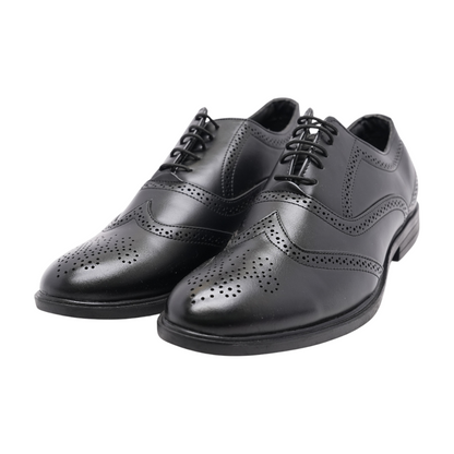 Black Lace-Up Dress Shoes