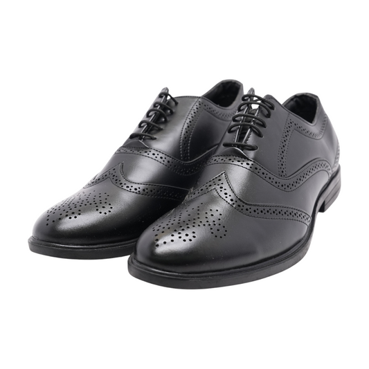 Black Lace-Up Dress Shoes