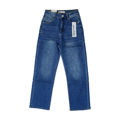 Blue Wide Leg Jeans