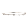 1/3 ctw 14K White Gold Diamond Bangle Bracelet