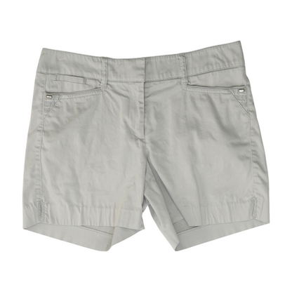 Gray Short Solid Chino Shorts