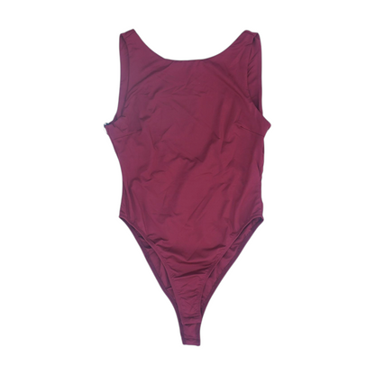 Burgundy Bodysuit Blouse