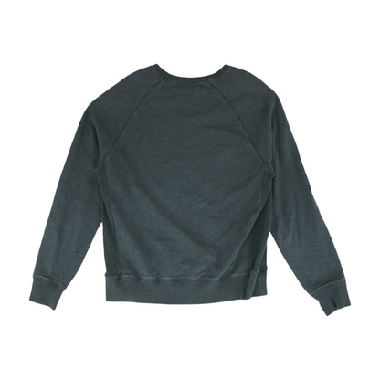 Gray Solid Sweatshirt Pullover