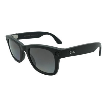 Black Wayfarer Smart Glasses