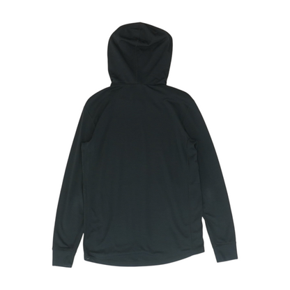 Black Solid Hoodie Pullover
