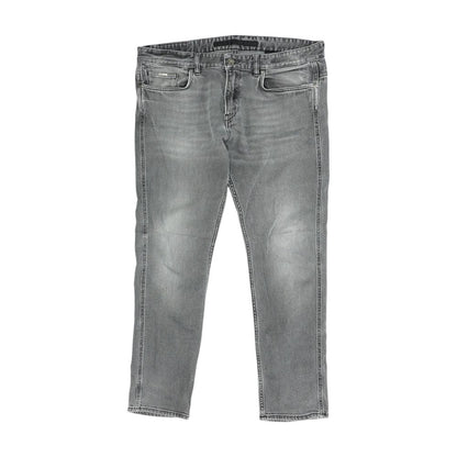 Gray Straight Jeans