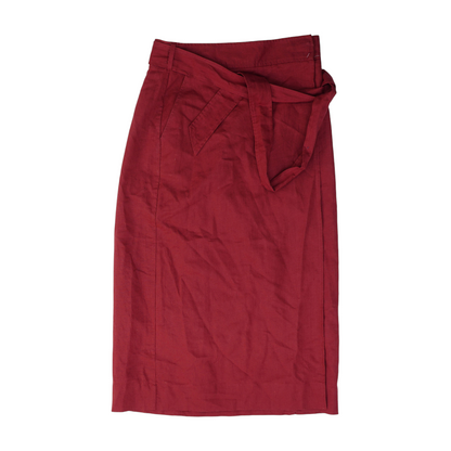 Red Midi Skirt