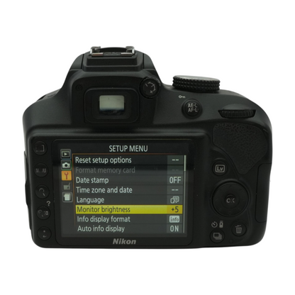 D3400 DSLR Camera