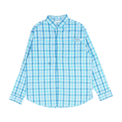 Blue Check Outdoor Button Down