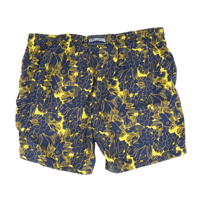Navy Graphic Swim Bottom