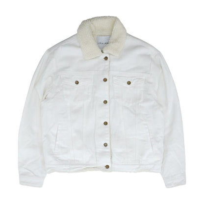 White Denim Coat