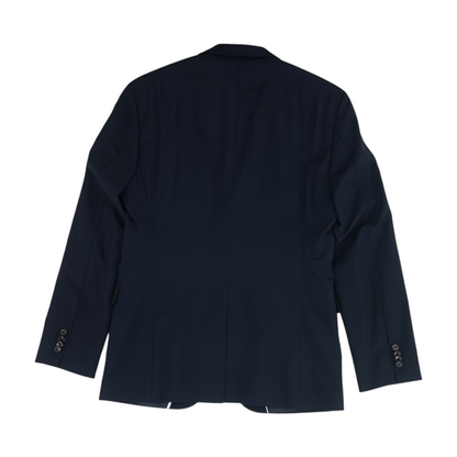 Navy Solid Suit Jacket
