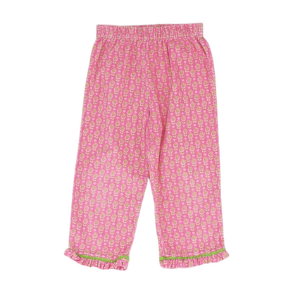 Pink Paisley Dress Pants