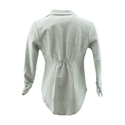Gray Solid Blazer