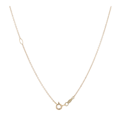 14K Yellow Gold Cultured Pearl Pendant Necklace