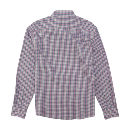 Multi Check Long Sleeve Button Down