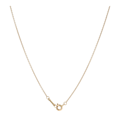 18K Yellow Gold Pendant Necklace