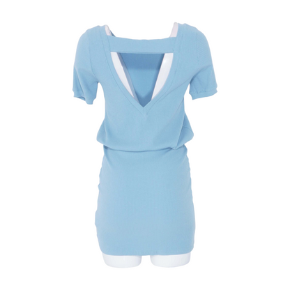 Blue Mini Dress